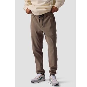 Backcountry Fleece Lined Pants Mens L Brown Stretch Hiking Outdoor Modern